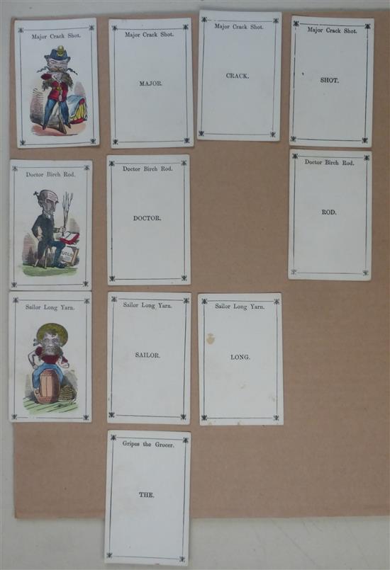 A Card Game of HEADS OF HOUSES. Unknown maker.